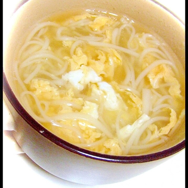 おなかにやさしい たまごにゅうめん レシピ 作り方 By ねうしとら子 楽天レシピ